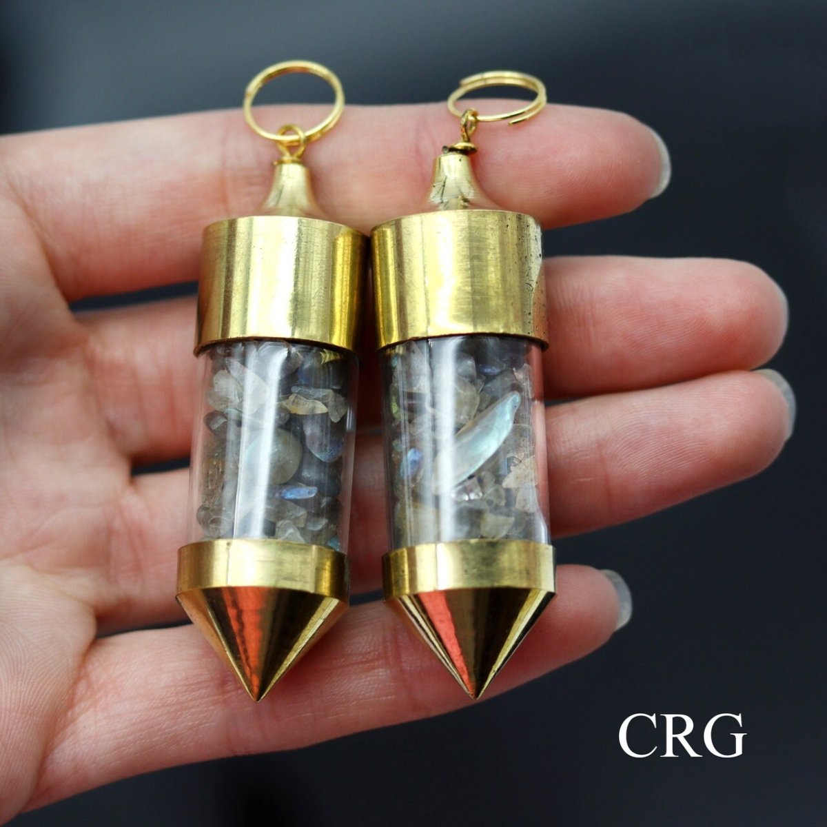 Gemstone Chip pendant