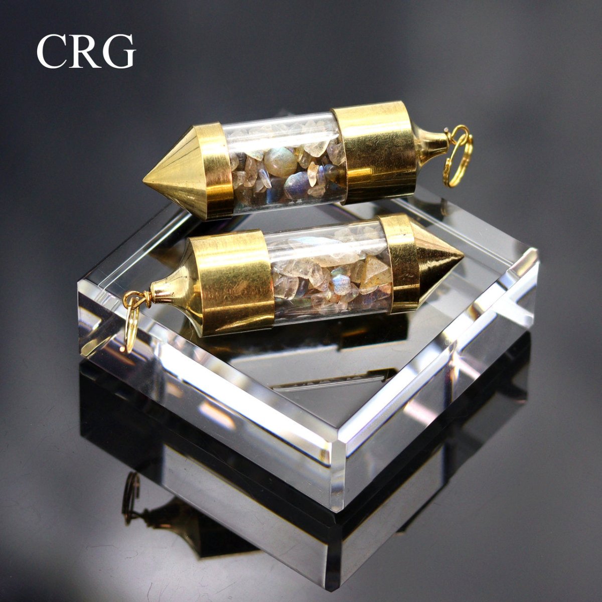 Gemstone Chip pendant