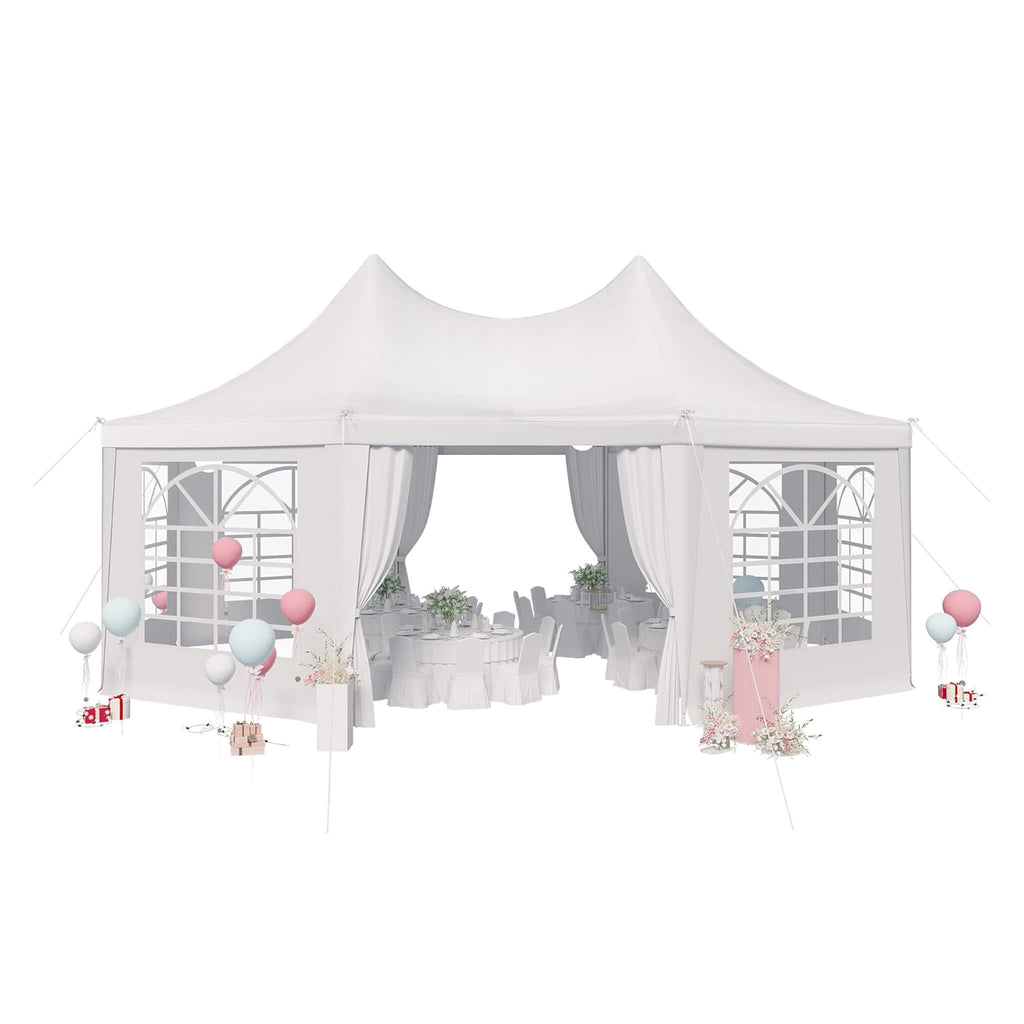 Large Heavy-Duty Customizable Party Tent With Sidewalls And Windows (SAK72615)