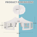Large Heavy-Duty Customizable Party Tent With Sidewalls And Windows (SAK72615)