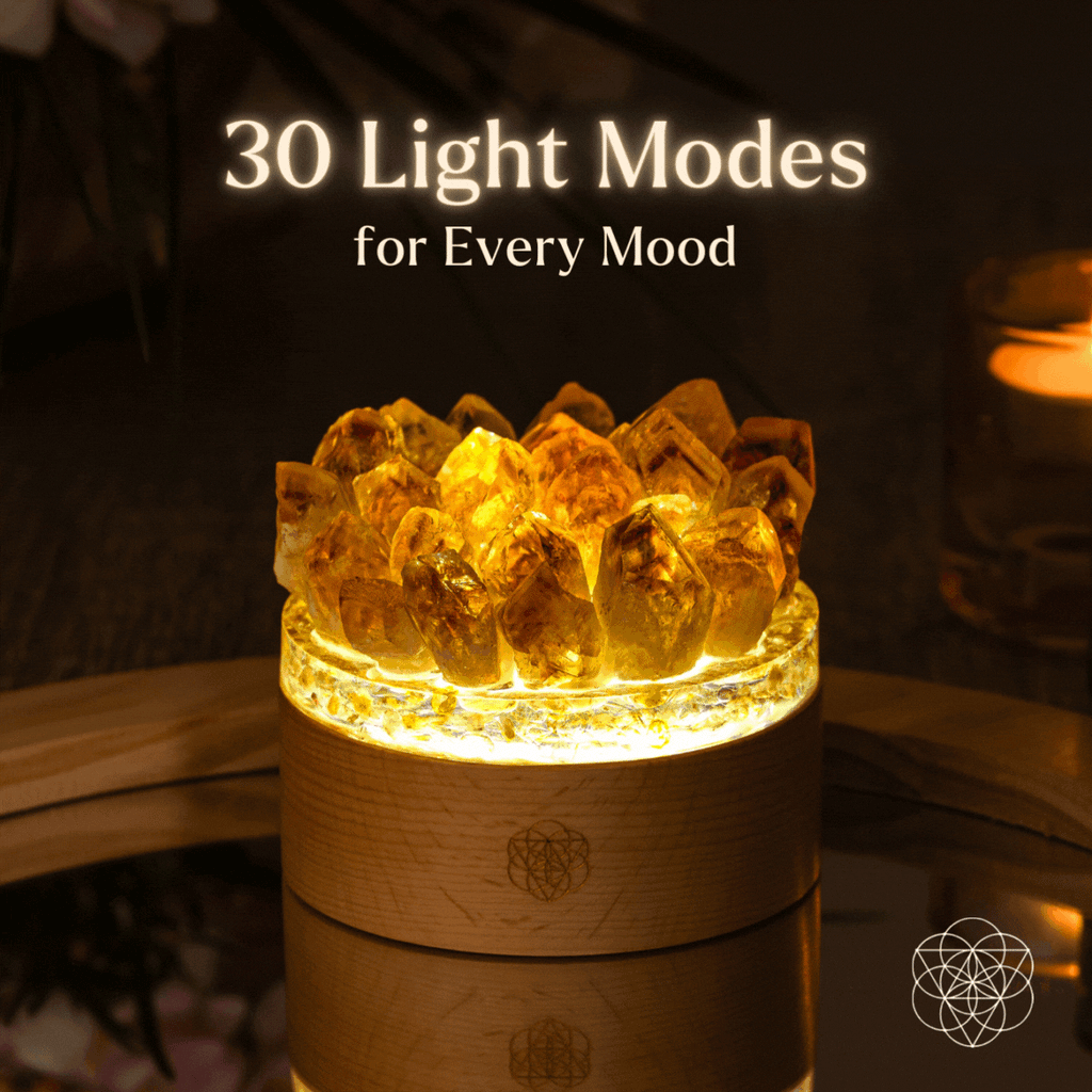 Turn My Life to Gold - Midas Citrine Lamp - The misfit market