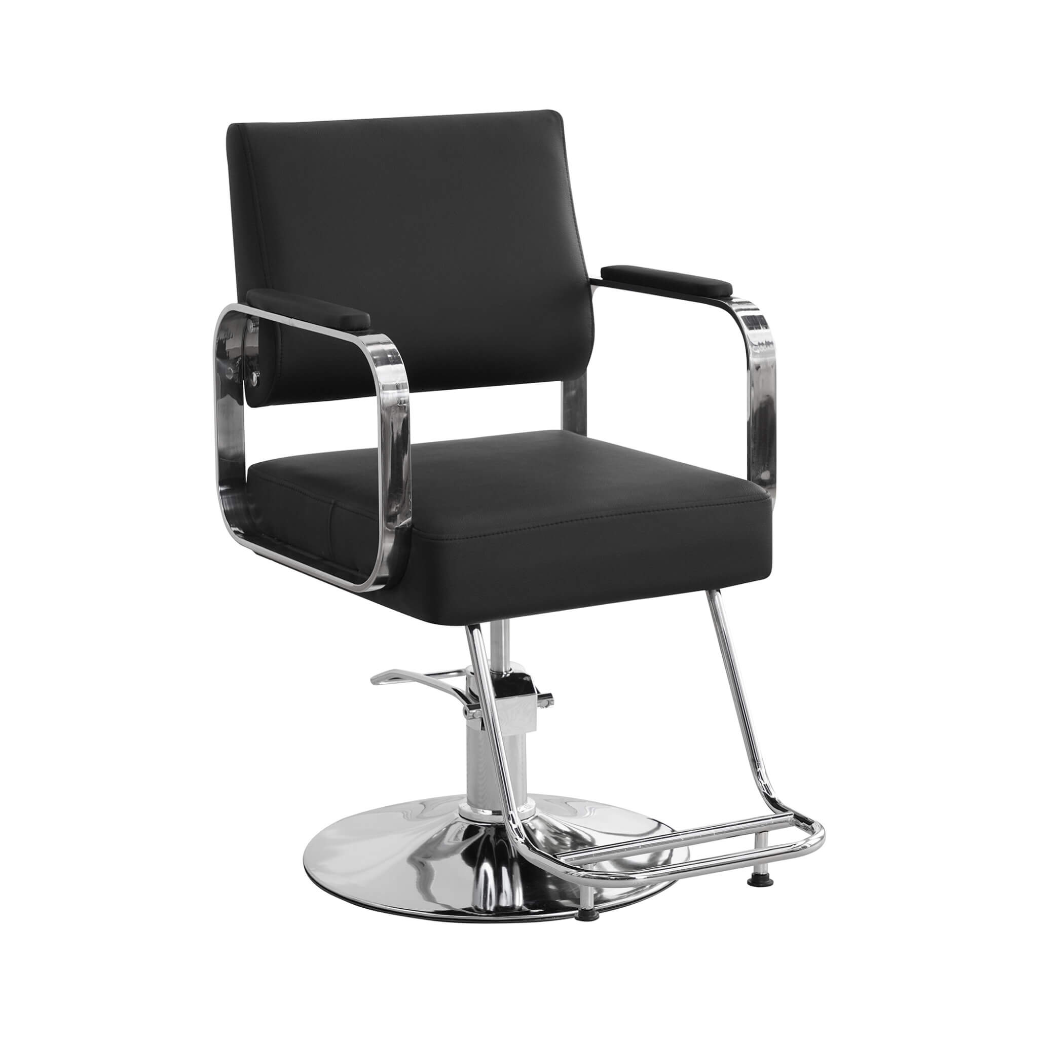 Luxury Height-Adjustable Barber Chair With 360-Degree Swivel (SAK64103)