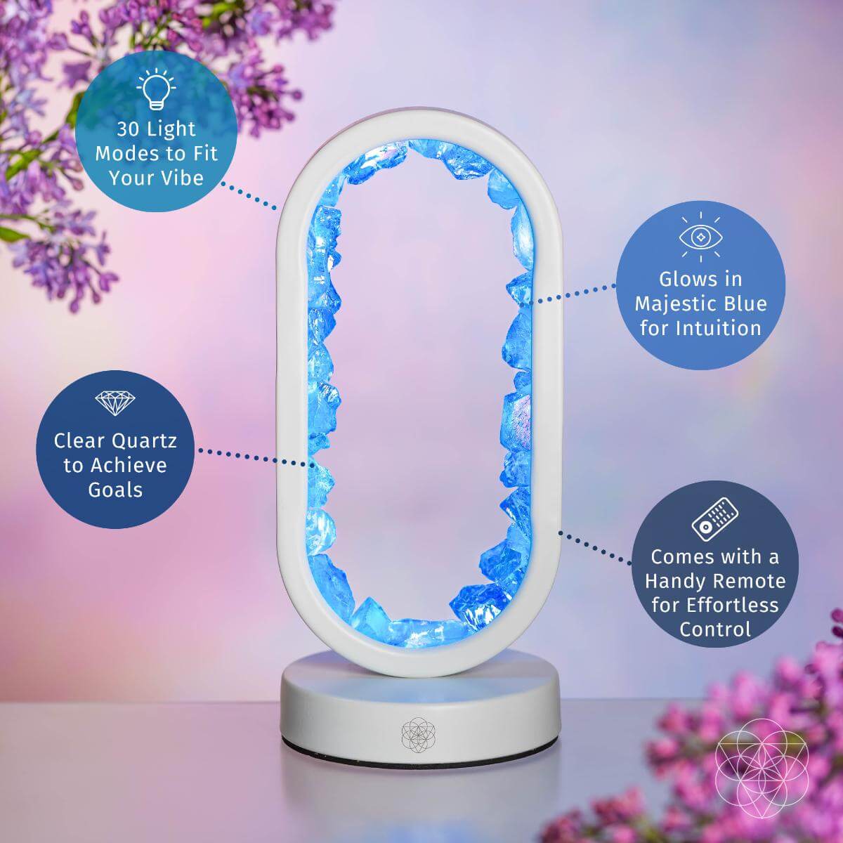 Manifest Success - Clear Quartz Lamp of Achievement - The misfit market