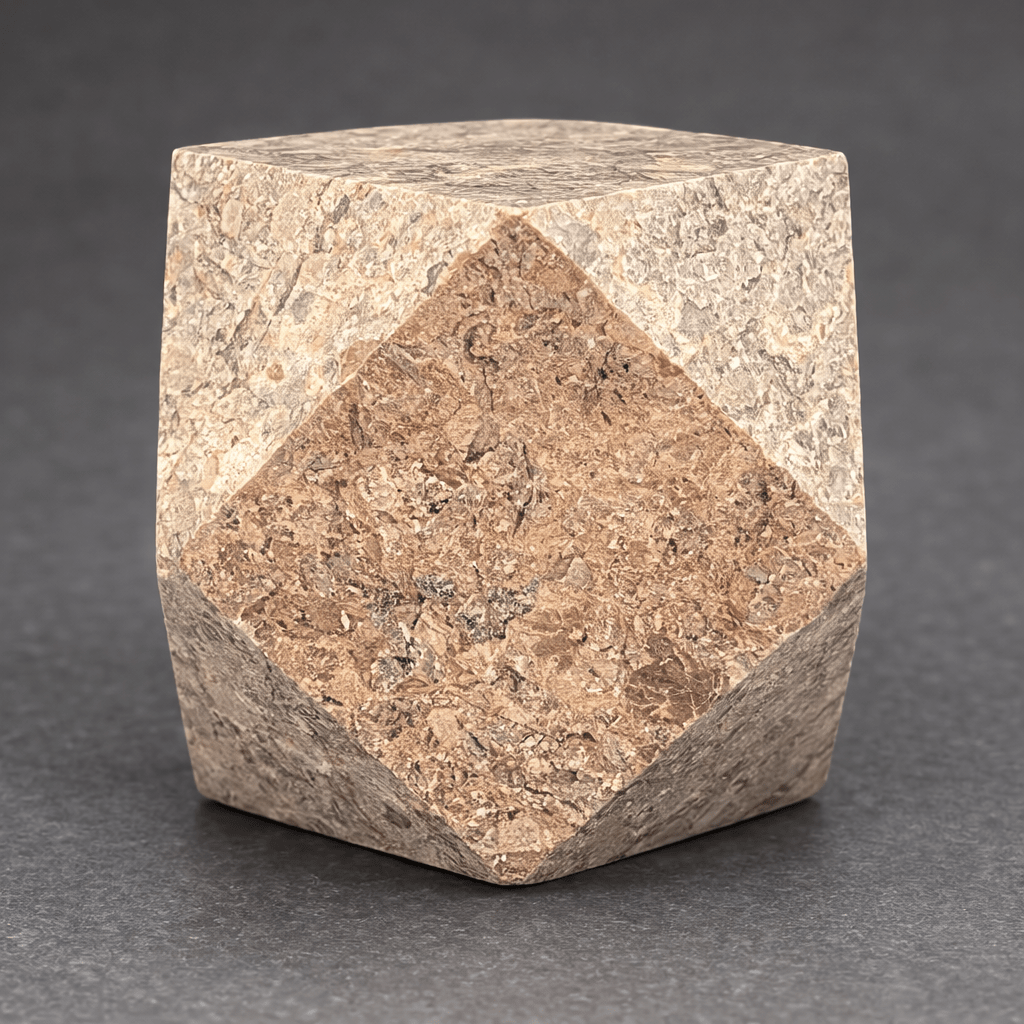 Marble Faceted Desk Paperweight Office Decor