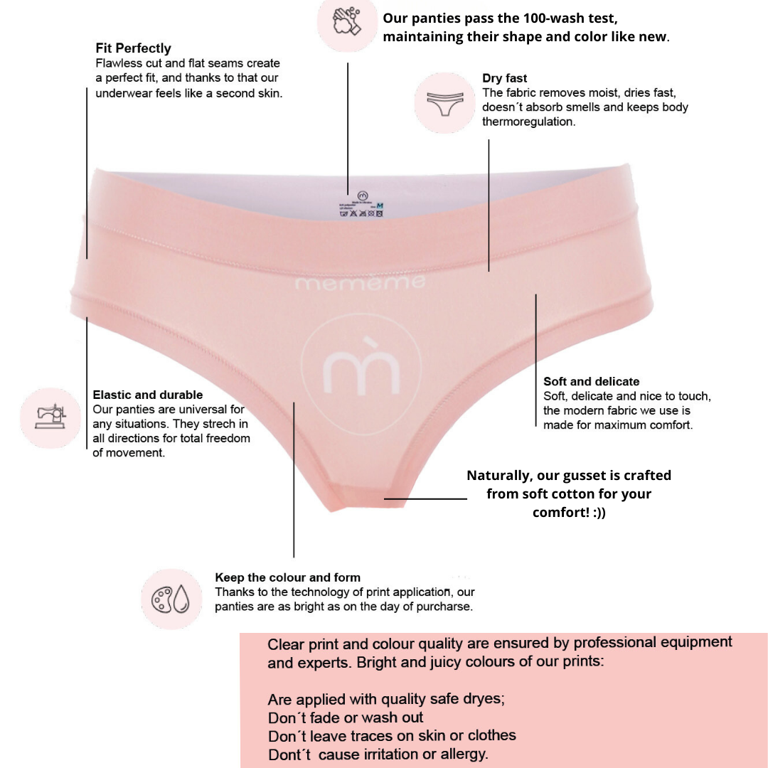 Memème Women’s Ultra-Comfortable JUMANJI - Zoo - Panties | Breathable Cotton Crotch, Stretchy Fit, No Elastic Bands - The misfit market