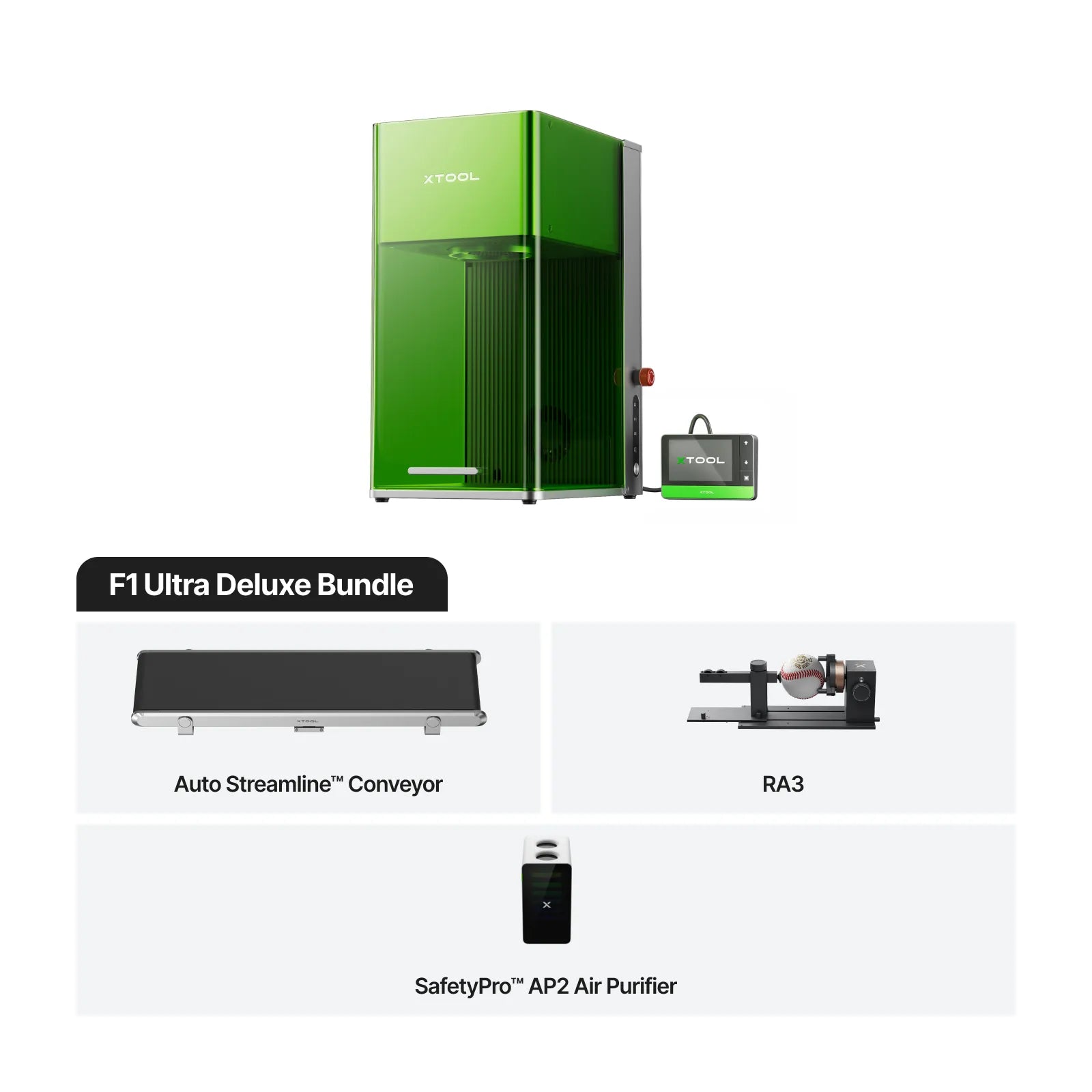 xTool F1 Ultra 20W Fiber & Diode Dual Laser Engraver - The misfit market