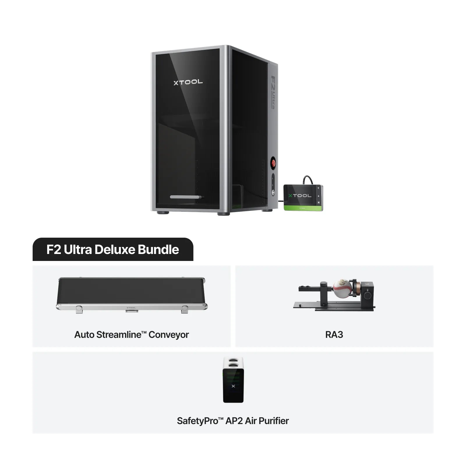 xTool F2 Ultra 60W MOPA & 40W Diode Dual Laser Engraver - The misfit market