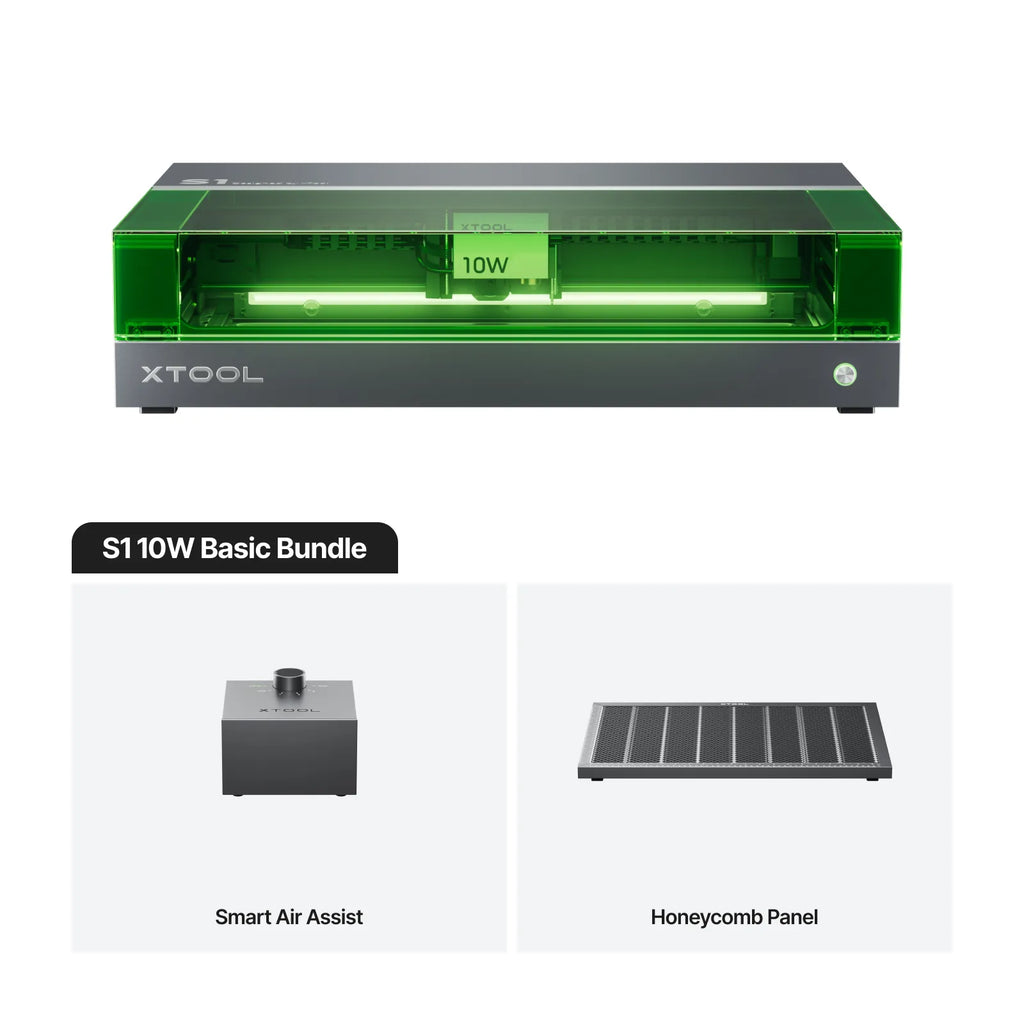 xTool S1 Enclosed Diode Laser Cutter - The misfit market