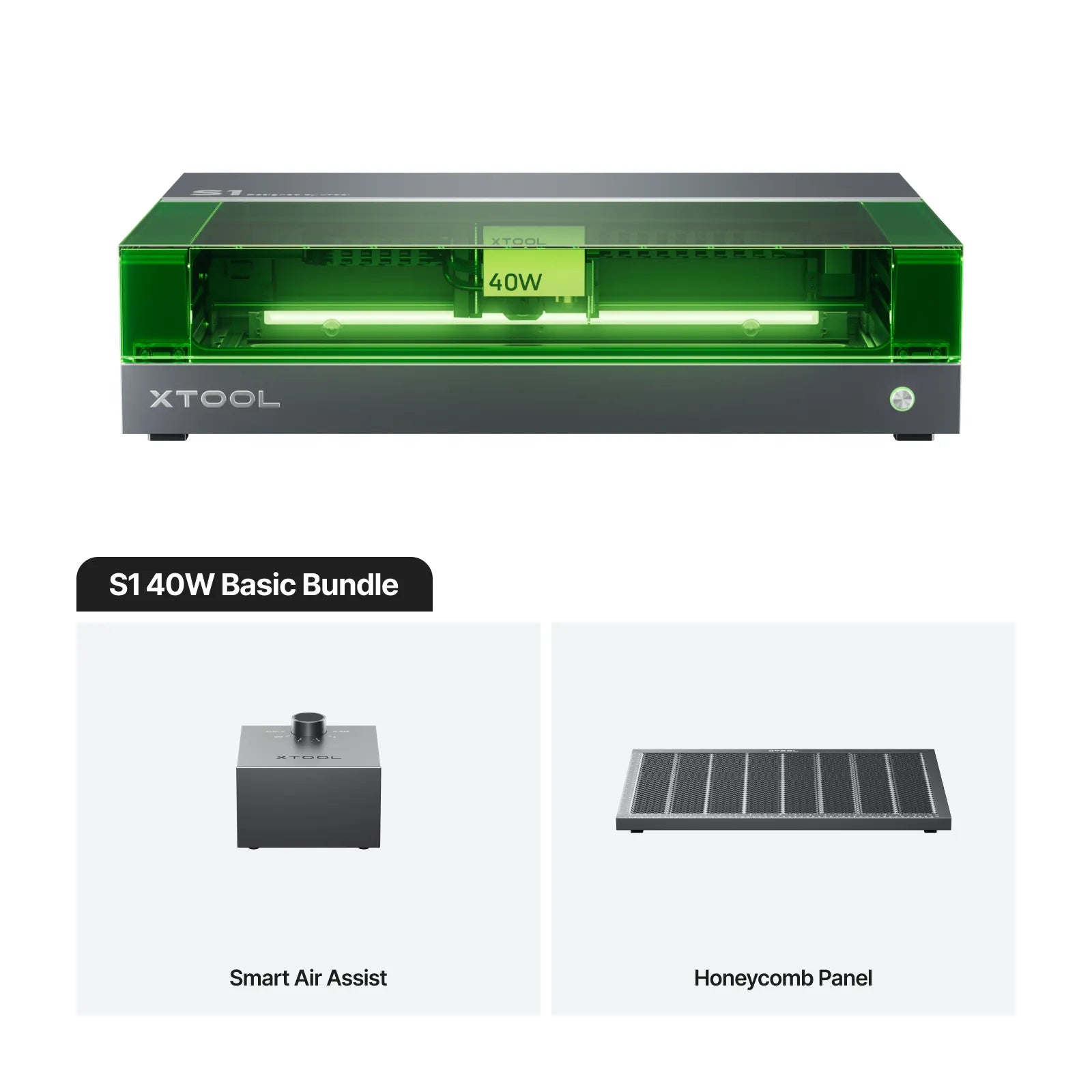 xTool S1 Enclosed Diode Laser Cutter - The misfit market