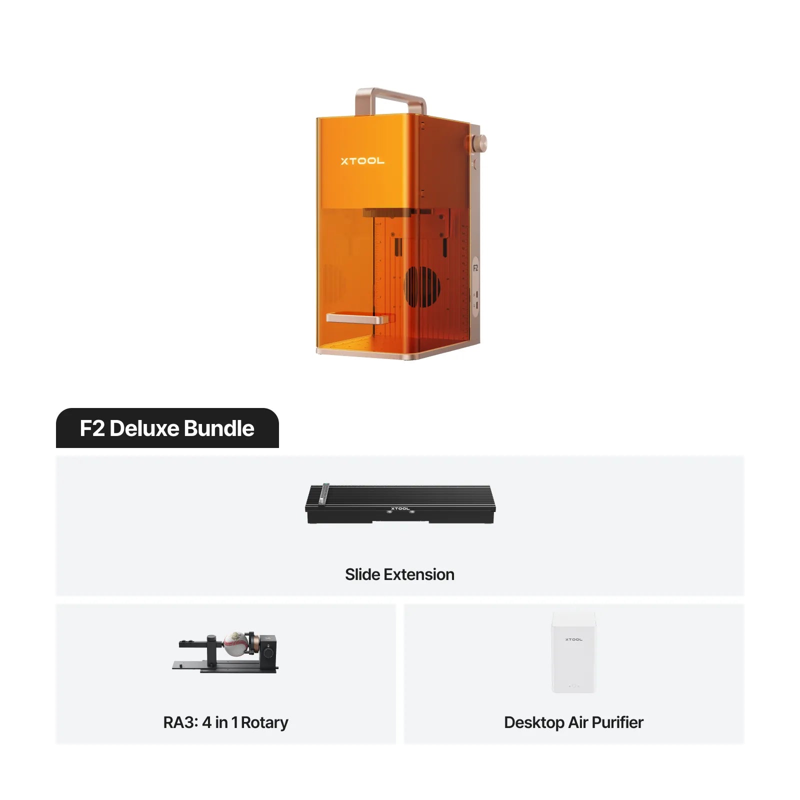 xTool F2 5W IR & 15W Diode Portable Dual Laser Engraver - The misfit market