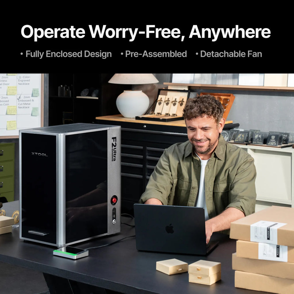 xTool F2 Ultra 60W MOPA & 40W Diode Dual Laser Engraver - The misfit market