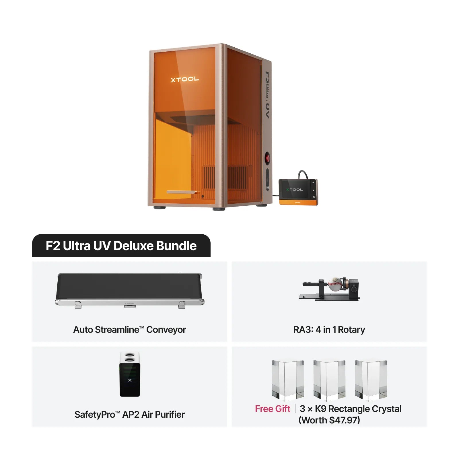 xTool F2 Ultra UV 5W UV Laser Engraver - The misfit market