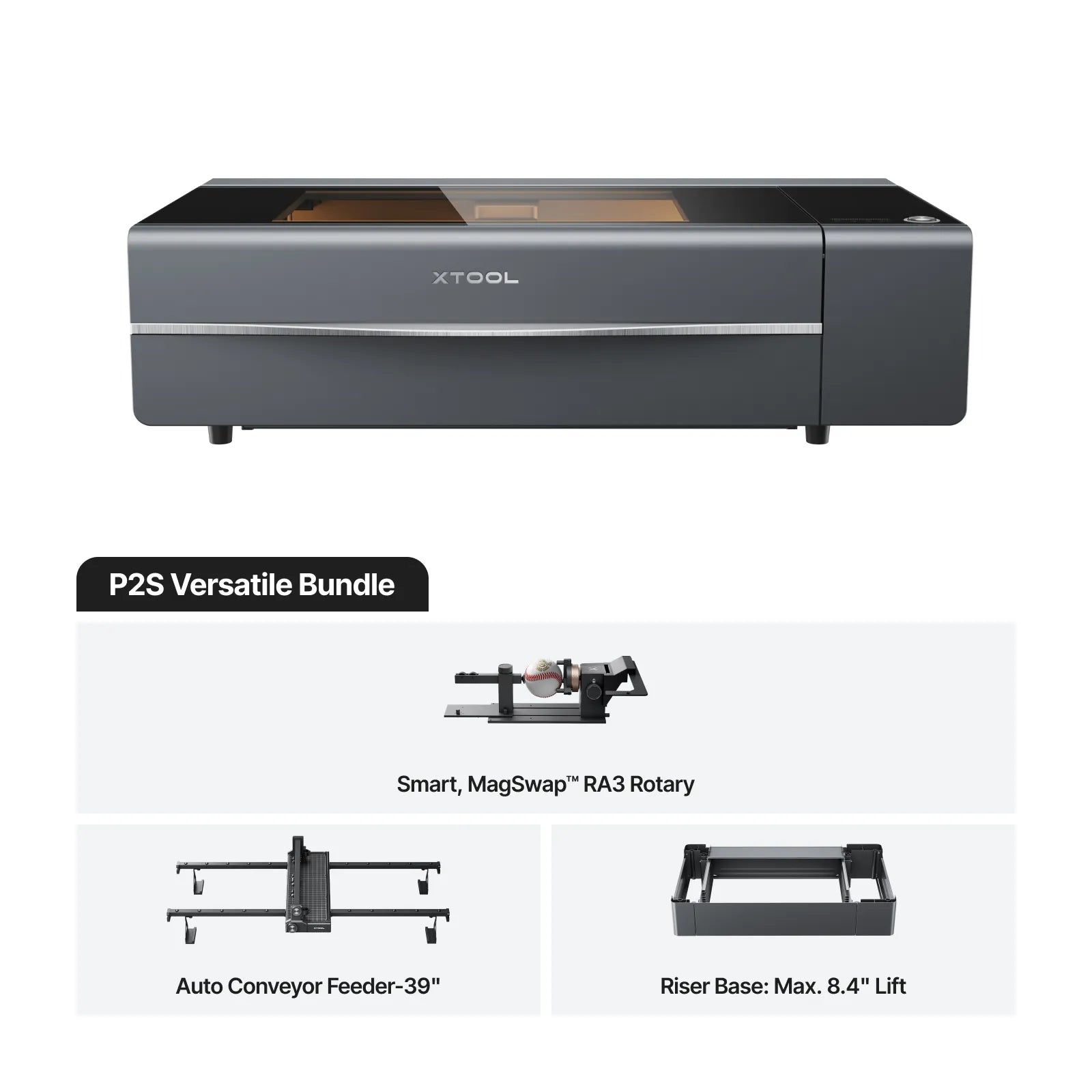 xTool P2S 55W Desktop CO2 Laser Cutter - The misfit market