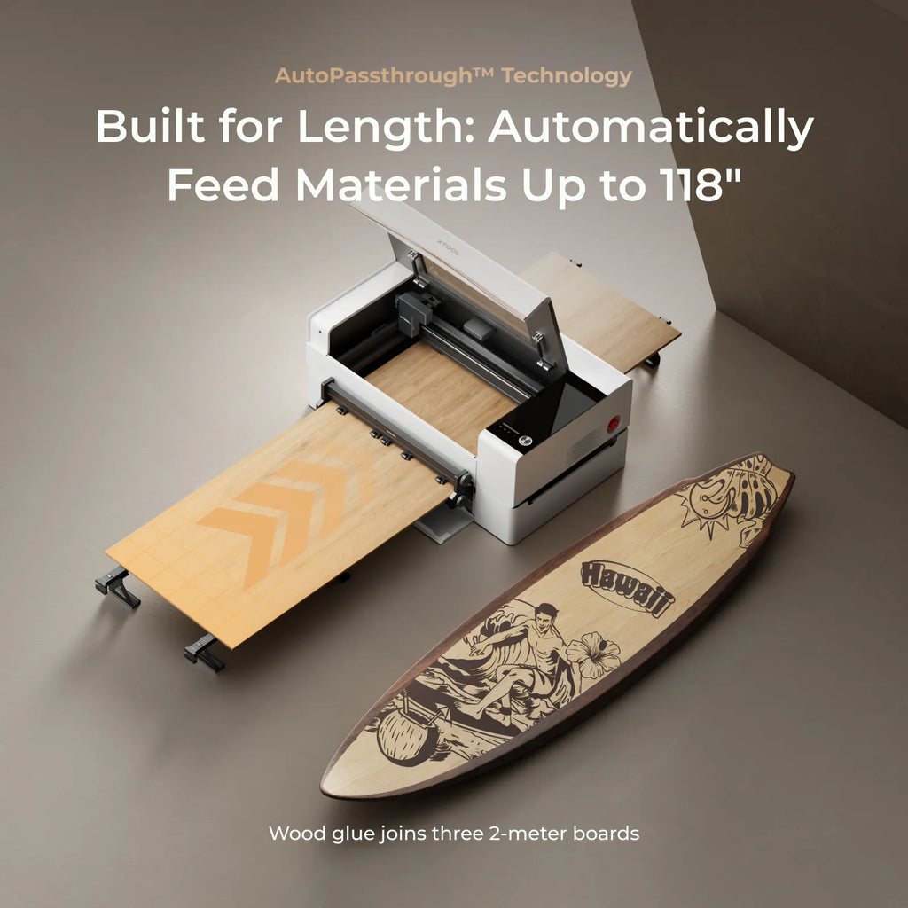 xTool P2S 55W Desktop CO2 Laser Cutter - The misfit market
