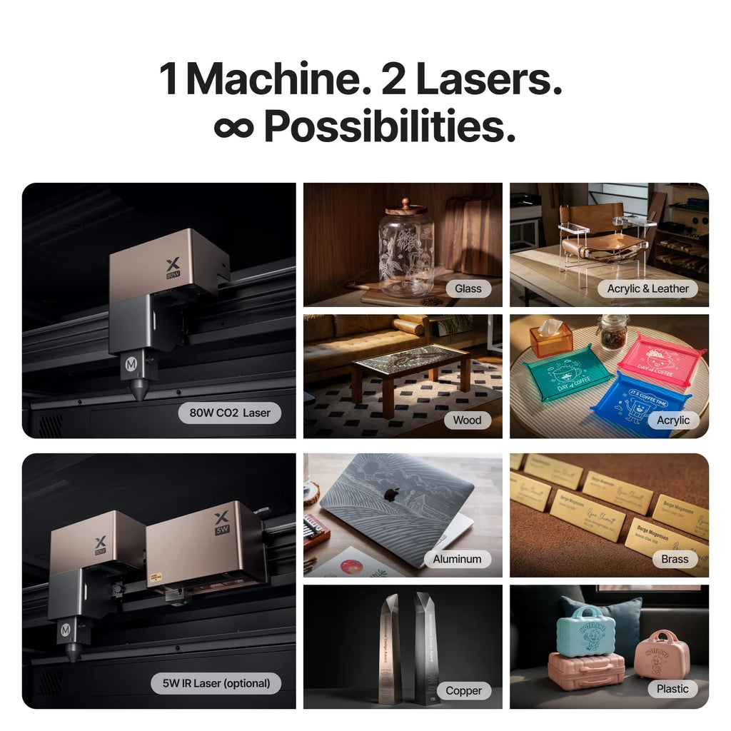 xTool P3 80W Flagship CO2 Laser Cutter with Intelligent Automation - The misfit market