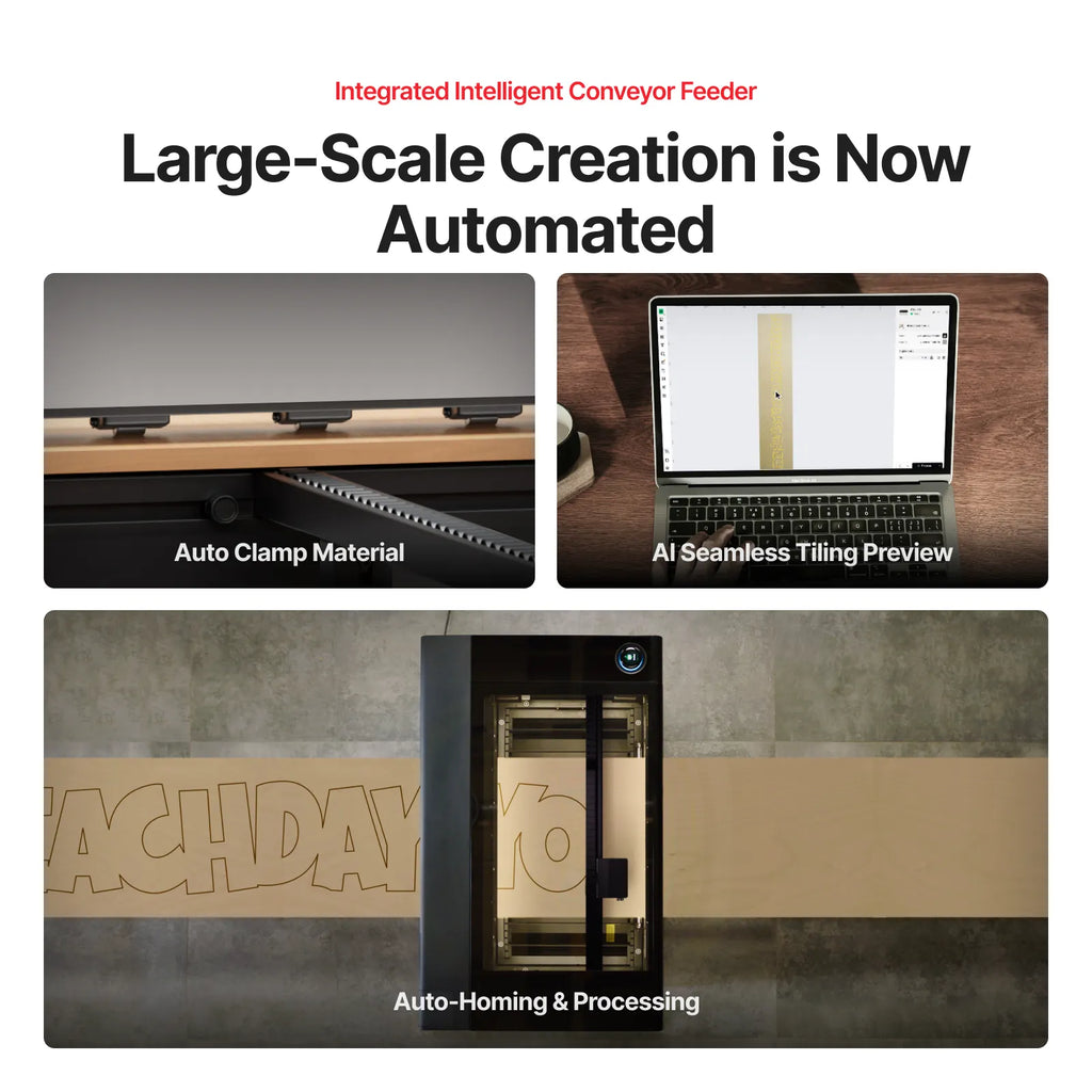 xTool P3 80W Flagship CO2 Laser Cutter with Intelligent Automation - The misfit market