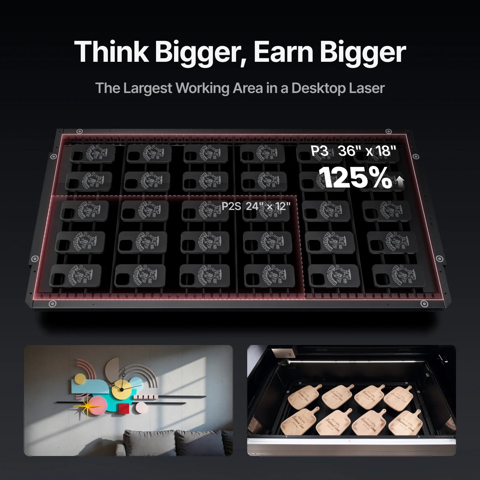 xTool P3 80W Flagship CO2 Laser Cutter with Intelligent Automation - The misfit market
