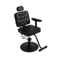 Modern Vintage Hydraulic PU Leather Reclining Barber Chair (SAK59102)