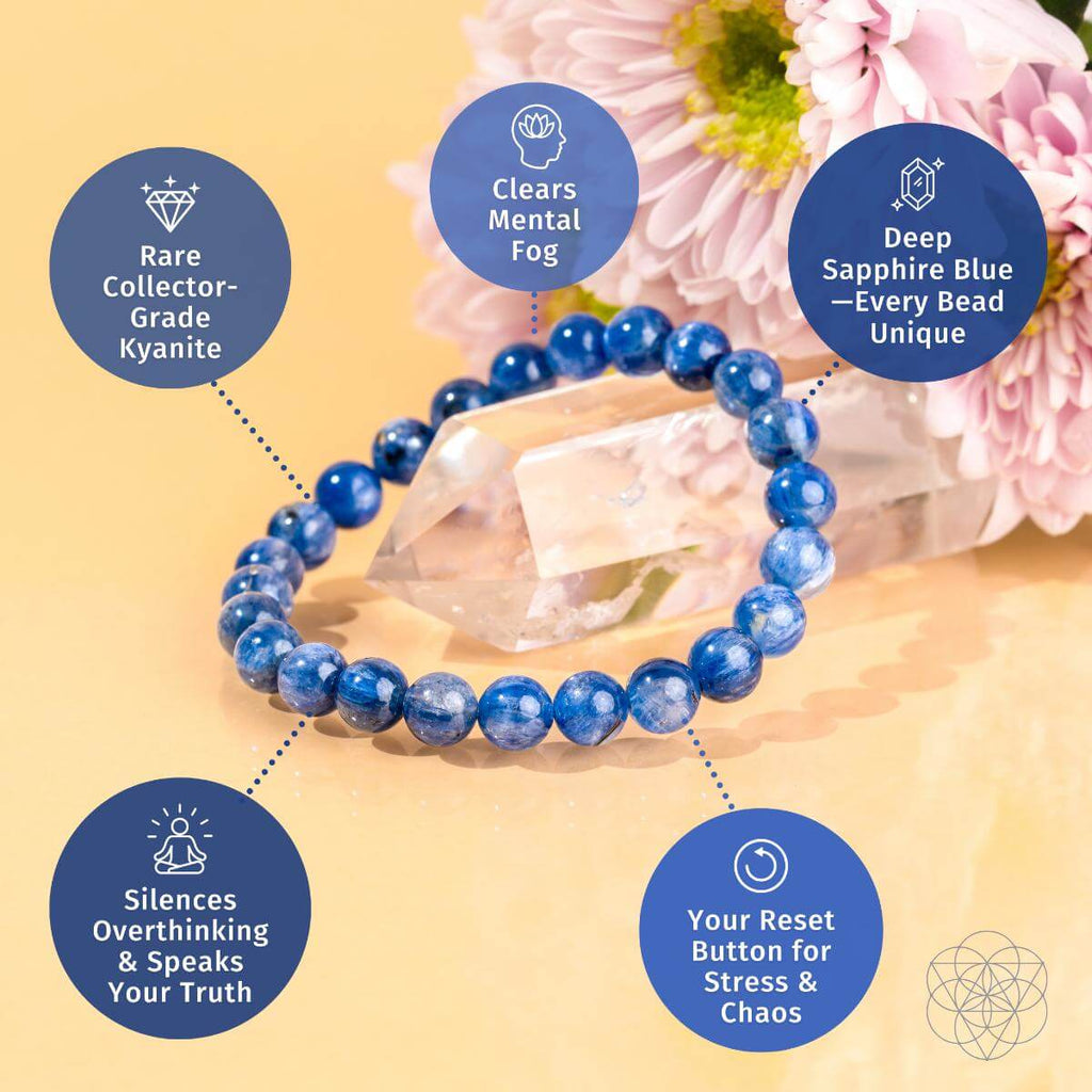 My Truth, My Power – Rare Kyanite Bracelet - The misfit market