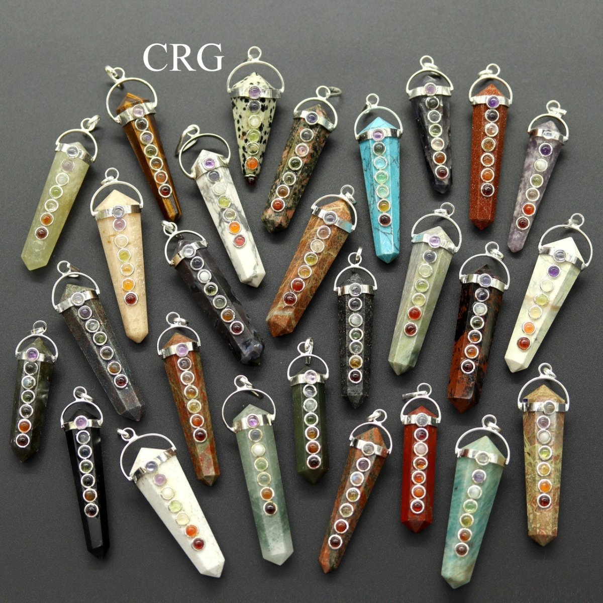 Obelisk Double Point wth chakra