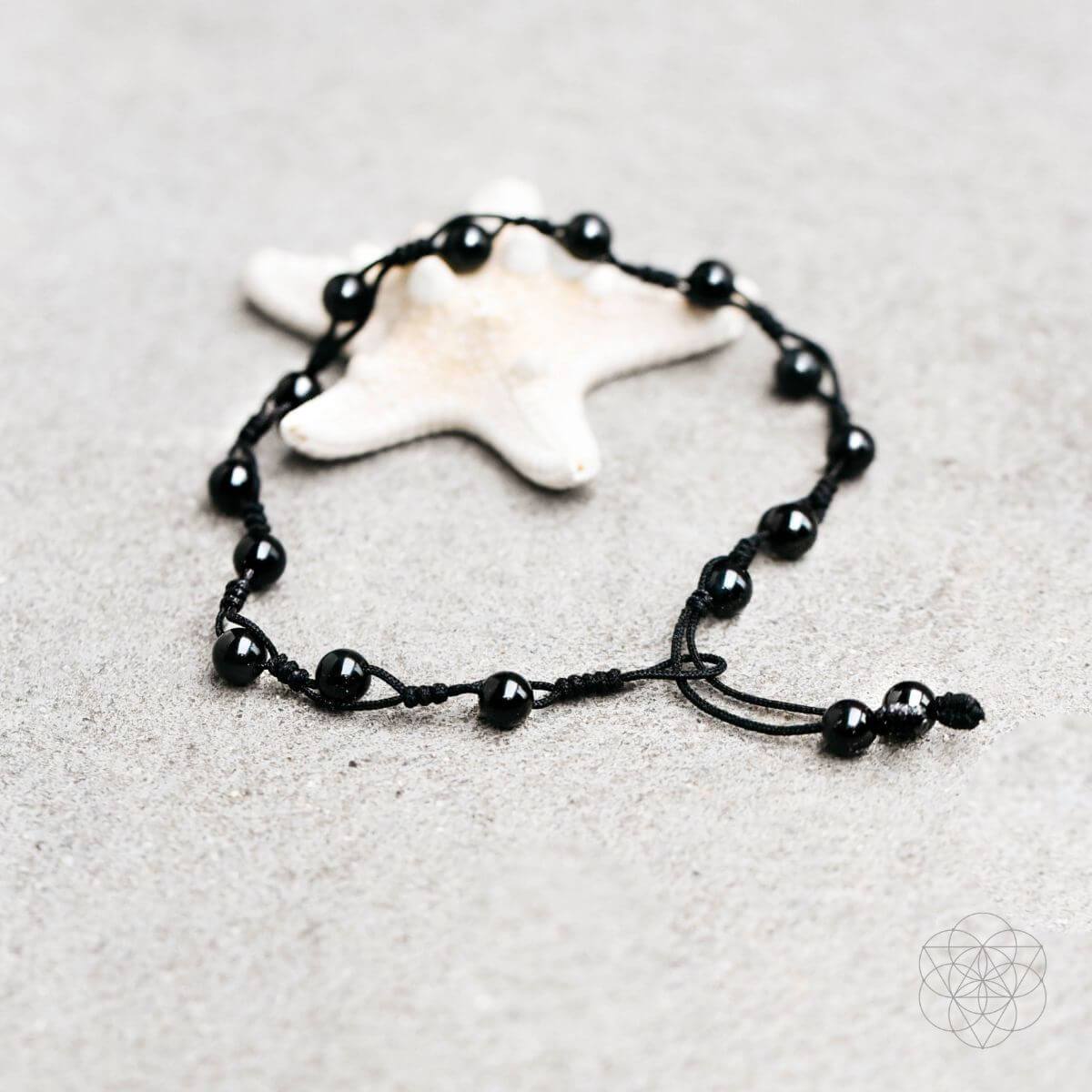 Obsidian Grounding Anklet - The misfit market