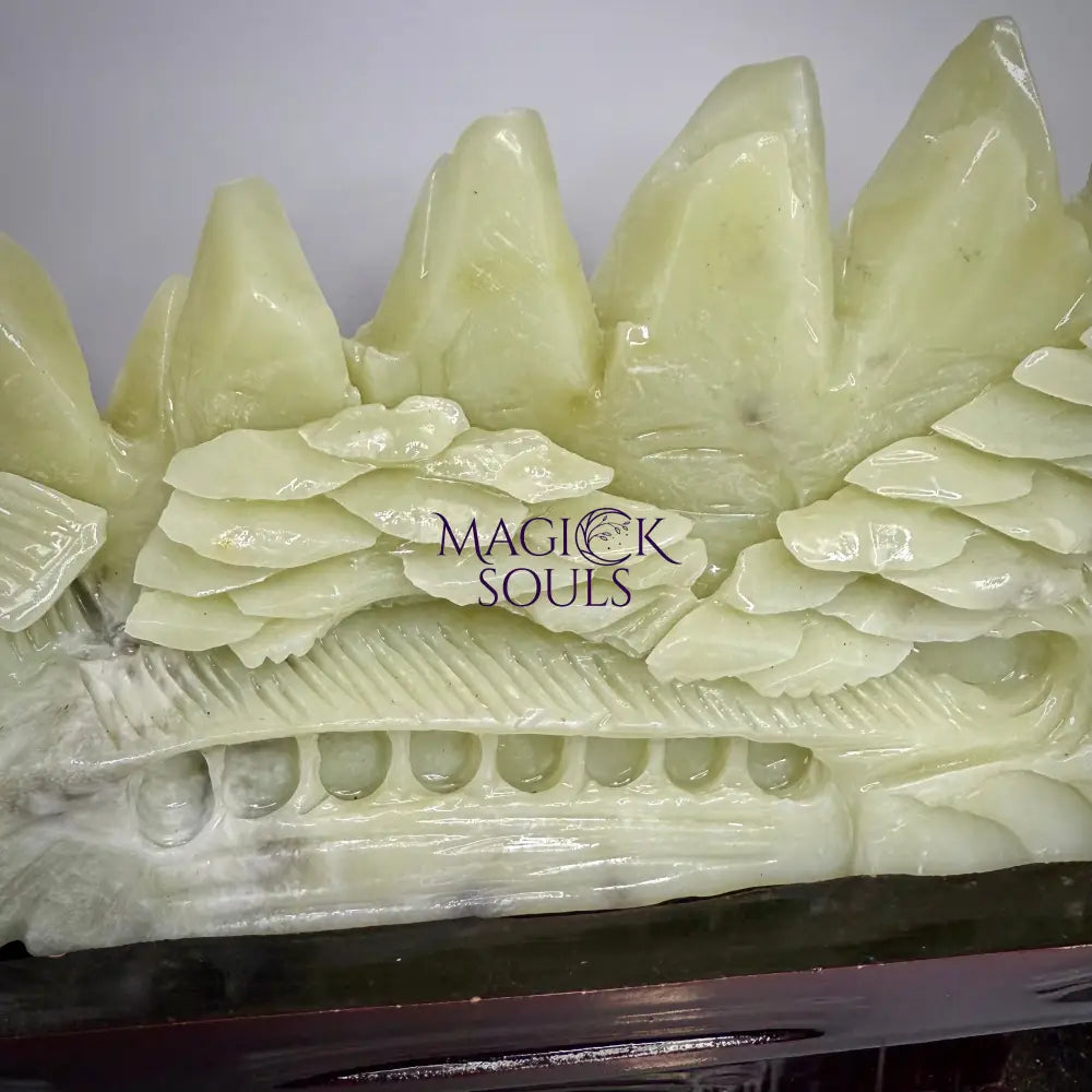 hand carved jade landscape sculpture