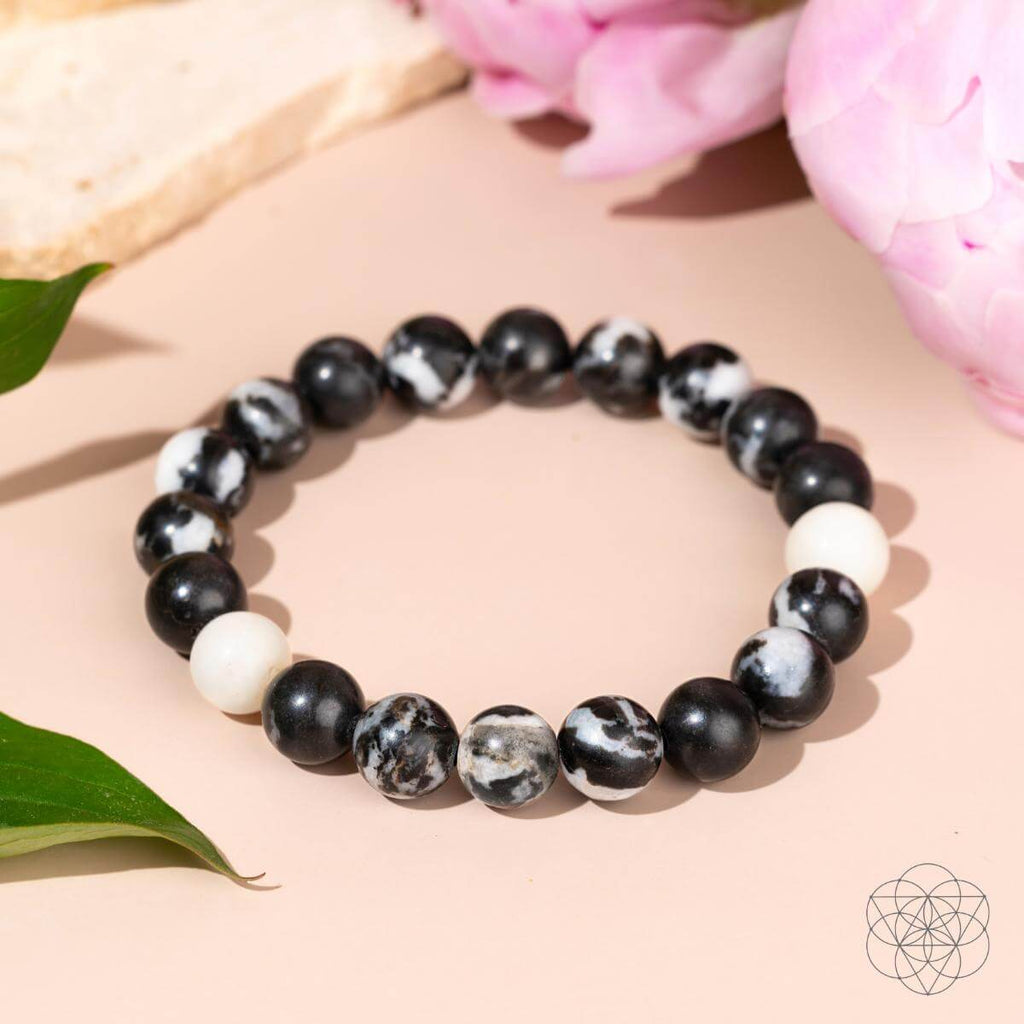 Permission to Pause - The Zebra Jasper Bracelet - The misfit market