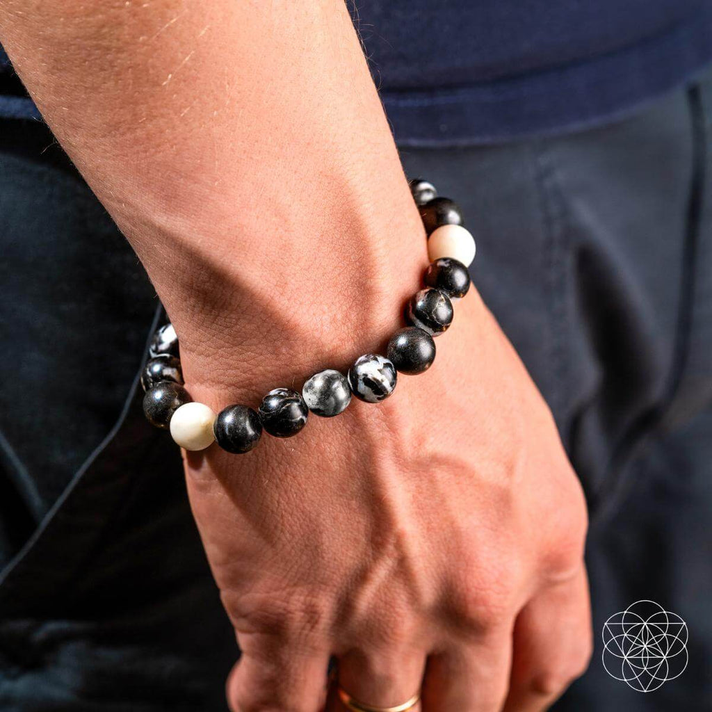 Permission to Pause - The Zebra Jasper Bracelet - The misfit market