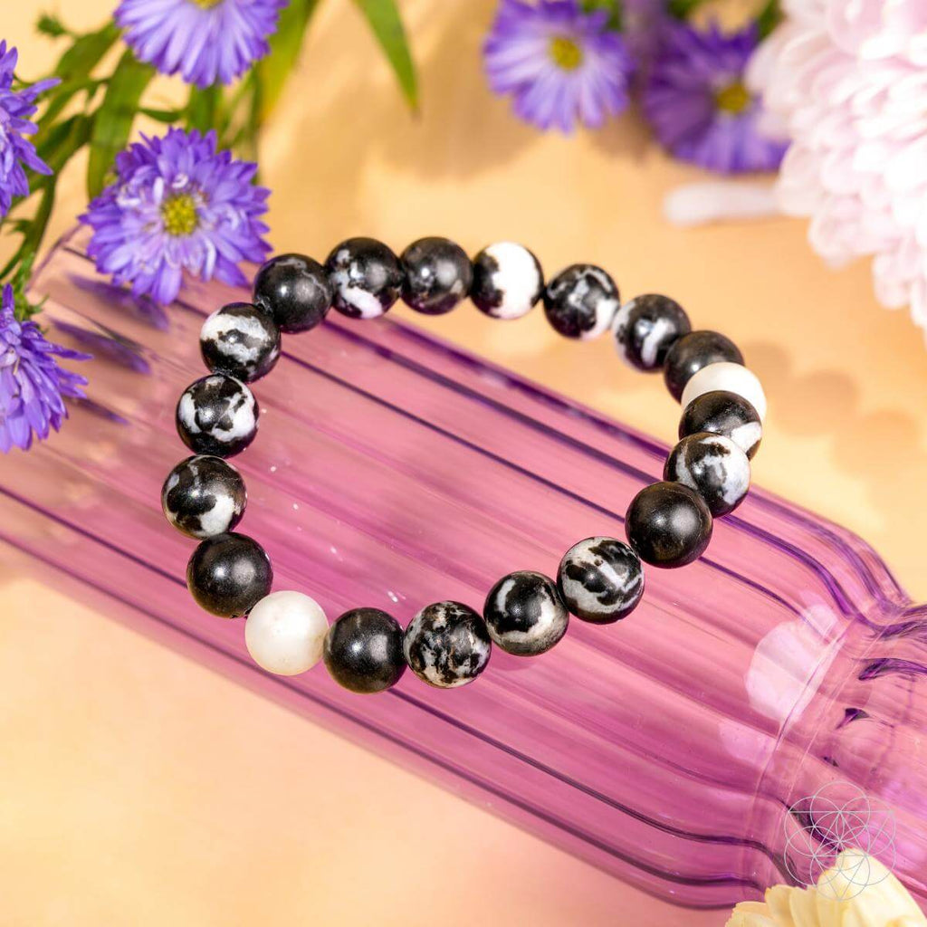 Permission to Pause - The Zebra Jasper Bracelet - The misfit market