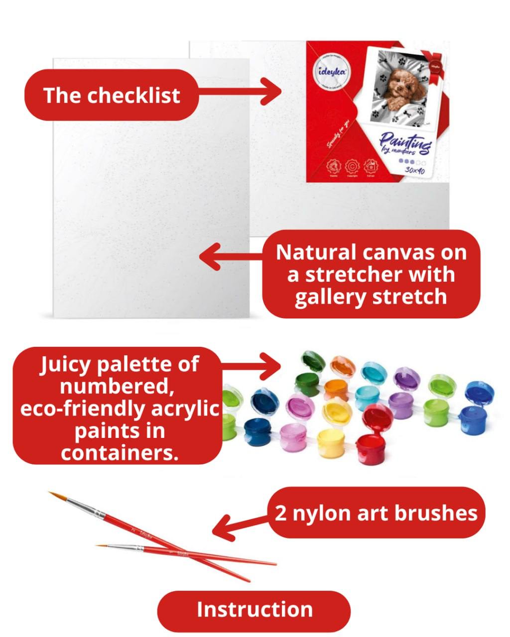 Painting by Numbers kit Make a wish KHO4184 - The misfit market