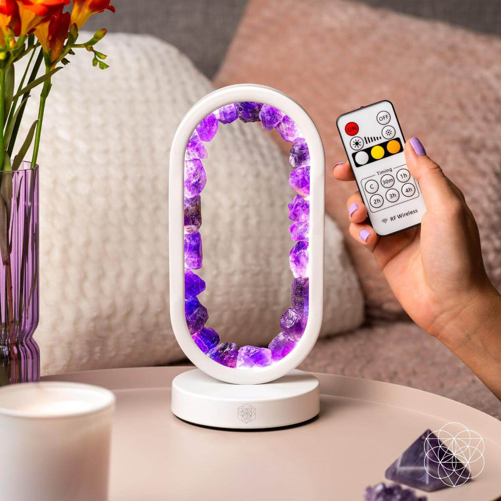 Portal to Peace - Amethyst Lamp of Stress Relief - The misfit market