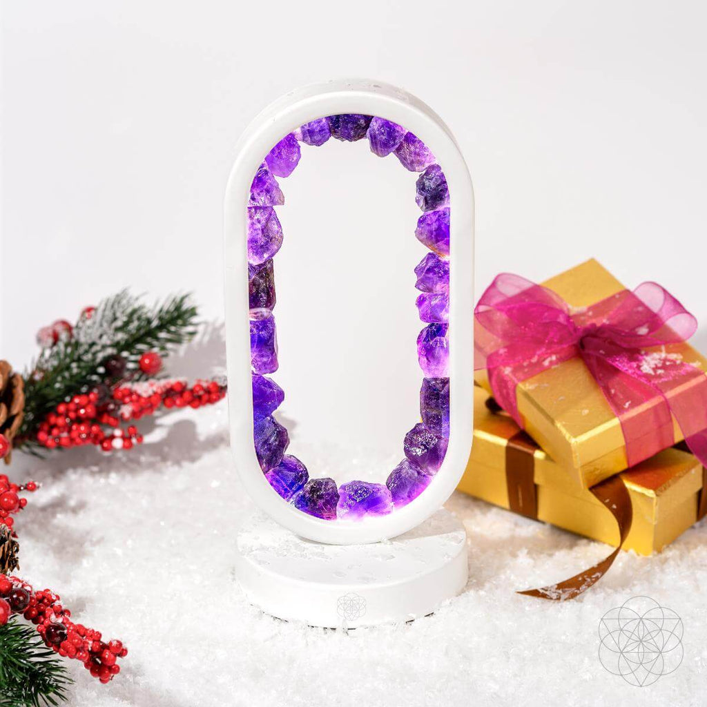 Portal to Peace - Amethyst Lamp of Stress Relief - The misfit market