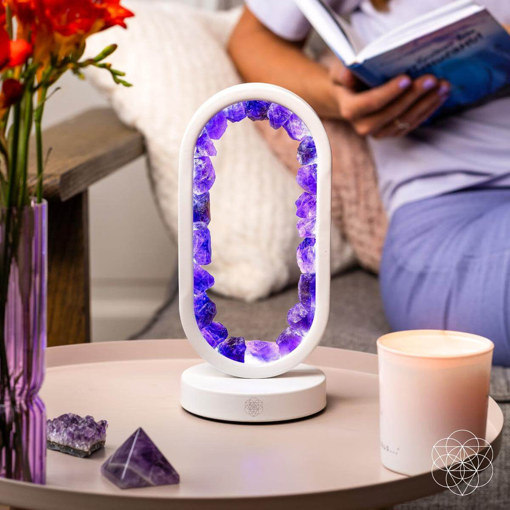 Portal to Peace - Amethyst Lamp of Stress Relief - The misfit market