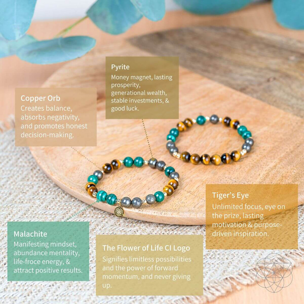 Powerhouse of Success - Trio of Stones Bracelet Bundle - The misfit market