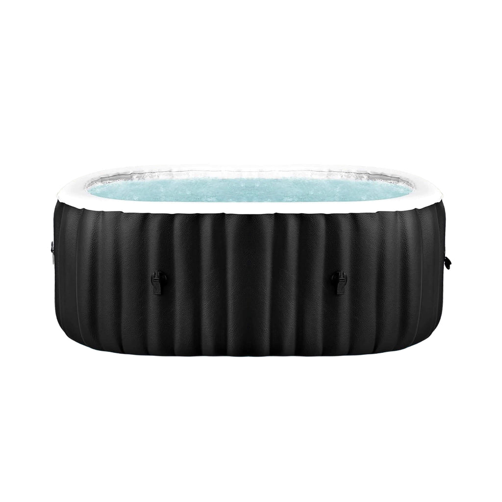 Premium 2-Person Inflatable Hot Tub Kit With 8-Color LED Lights (SAK98431)