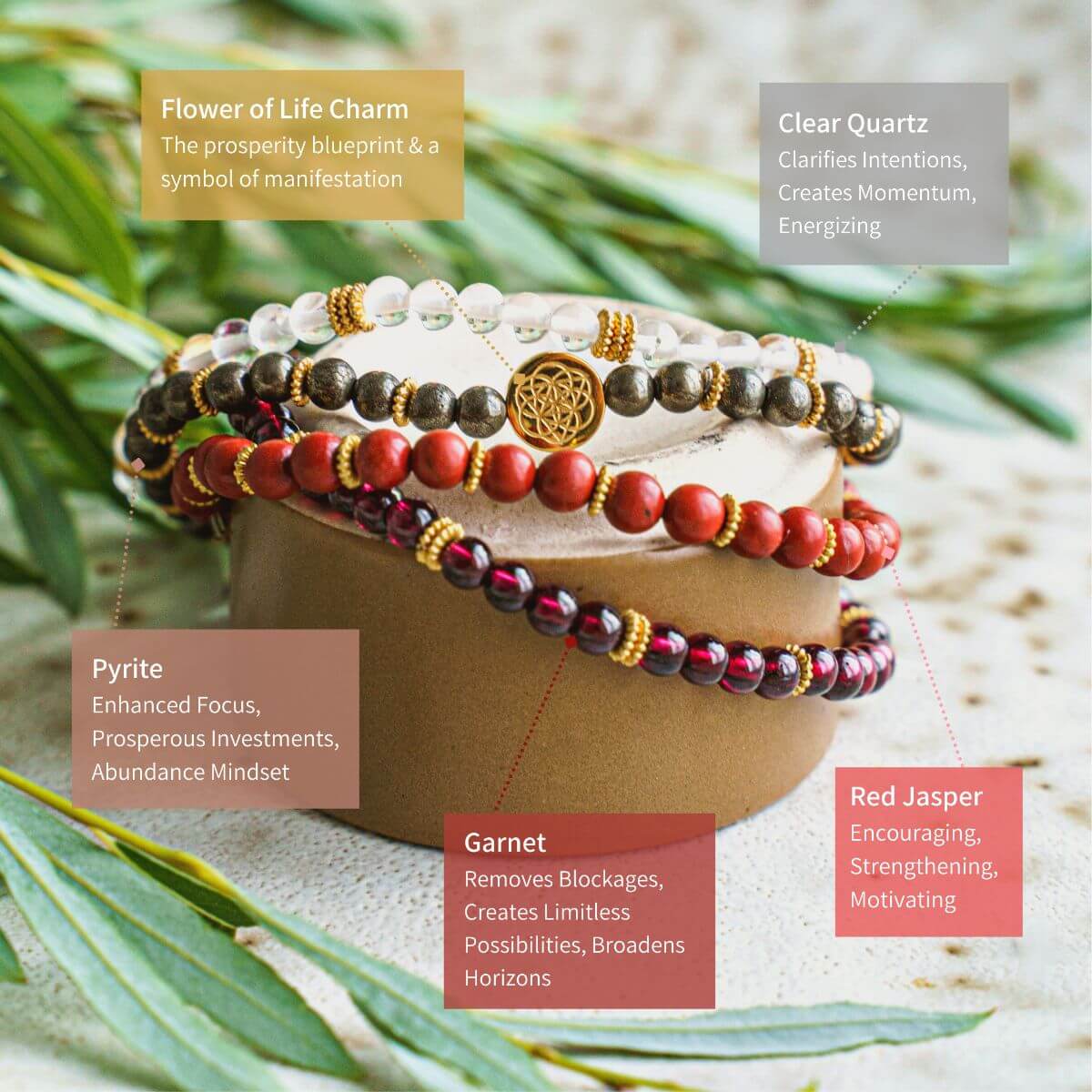 Prosperity Magnet Bracelet Pack of 4 - The misfit market