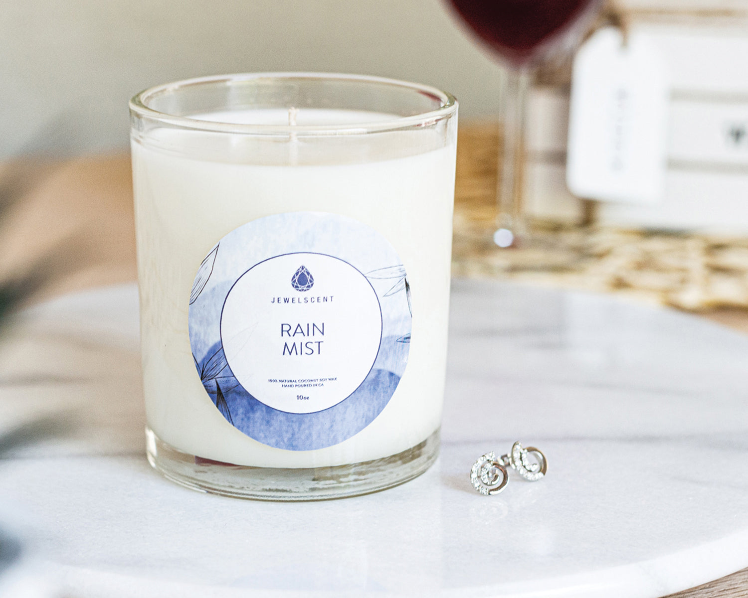 Rain Mist 10oz Mystery Jewelry Candle