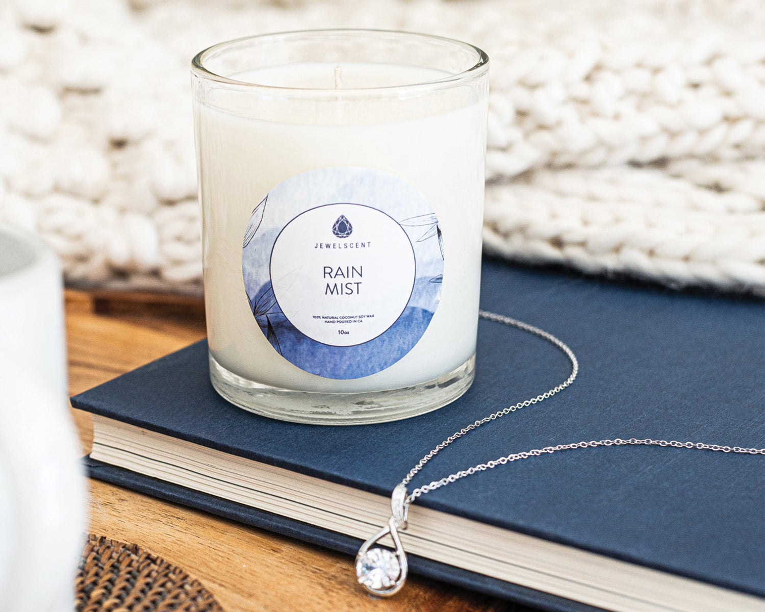 Rain Mist 10oz Mystery Jewelry Candle