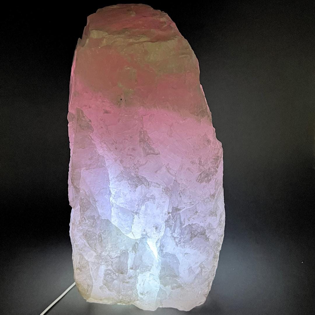 Rose Quartz Lamp