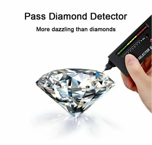 5.90Ct natural Emerald and Diamond Band .950 Platinum - The misfit market