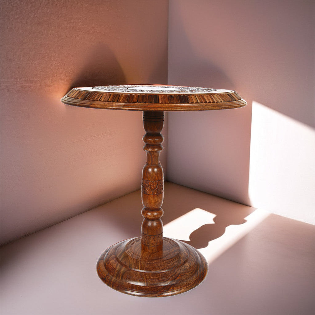 Table Antique Handmade | Carved Wood Coffee Table | Elegant & Unique Design - The misfit market
