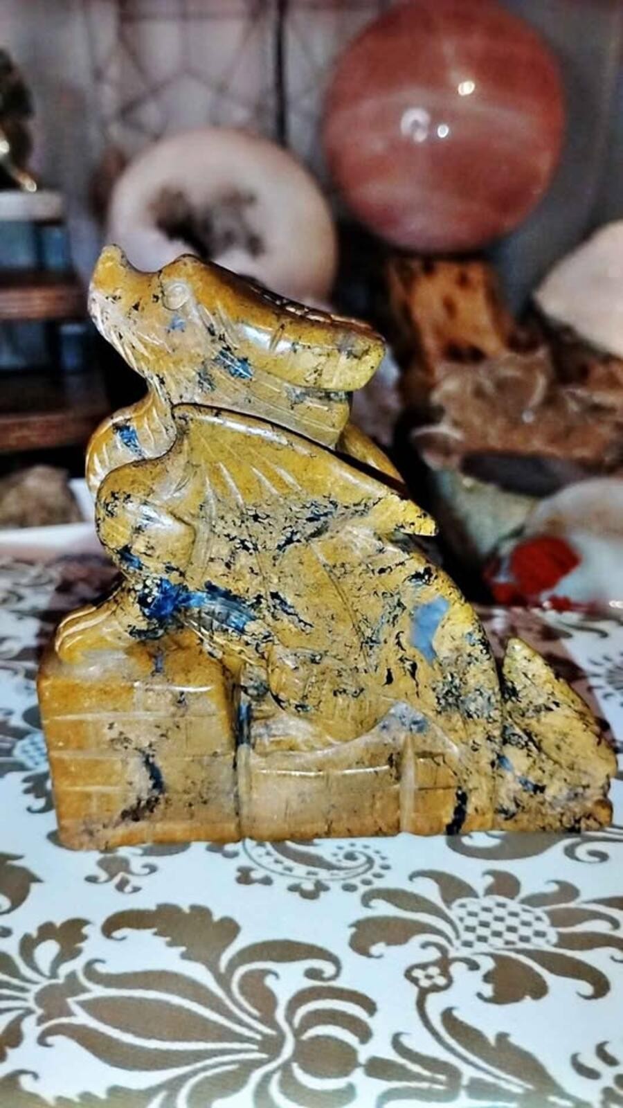 Pietersite Dragon Carving [COPY]