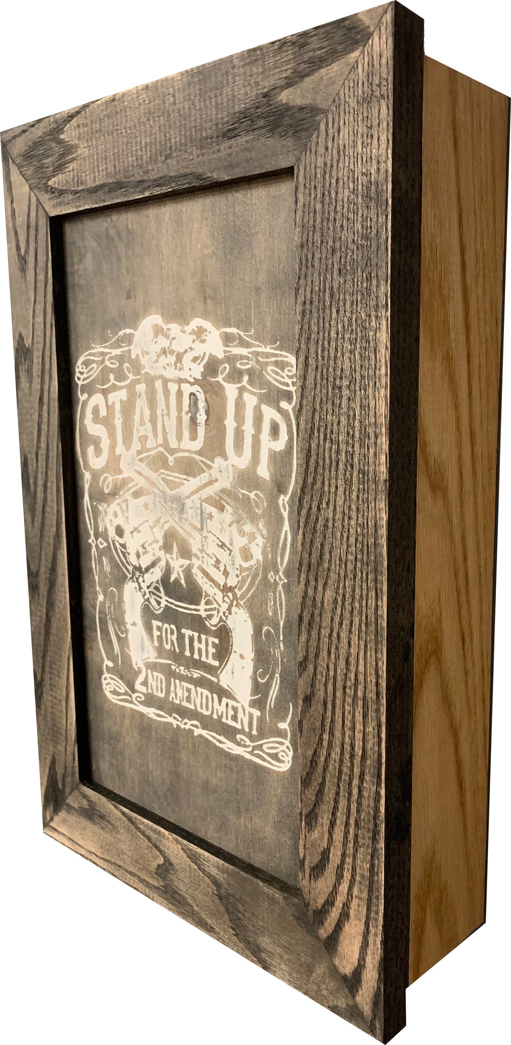 Stand Up for the 2nd Amendment Hidden Gun Storage Firearm Concealment Wall Decor - The misfit market