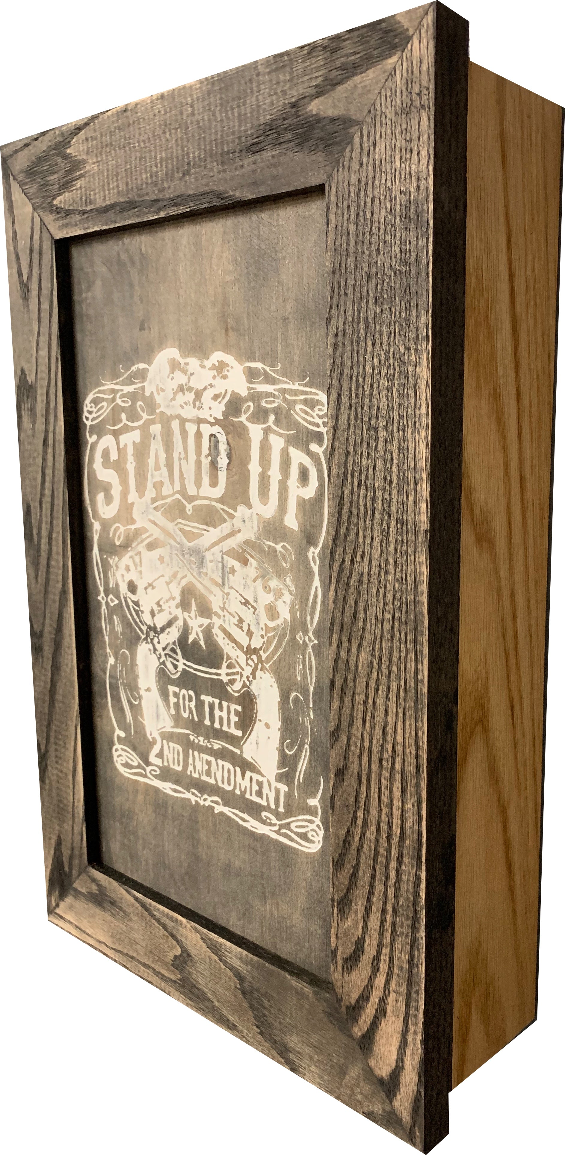 Stand Up for the 2nd Amendment Hidden Gun Storage Firearm Concealment Wall Decor - The misfit market