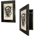 Gothic Skull Giving Middle Finger Decorative Gun Cabinet To Securely Store Your Gun In Any Room! - The misfit market