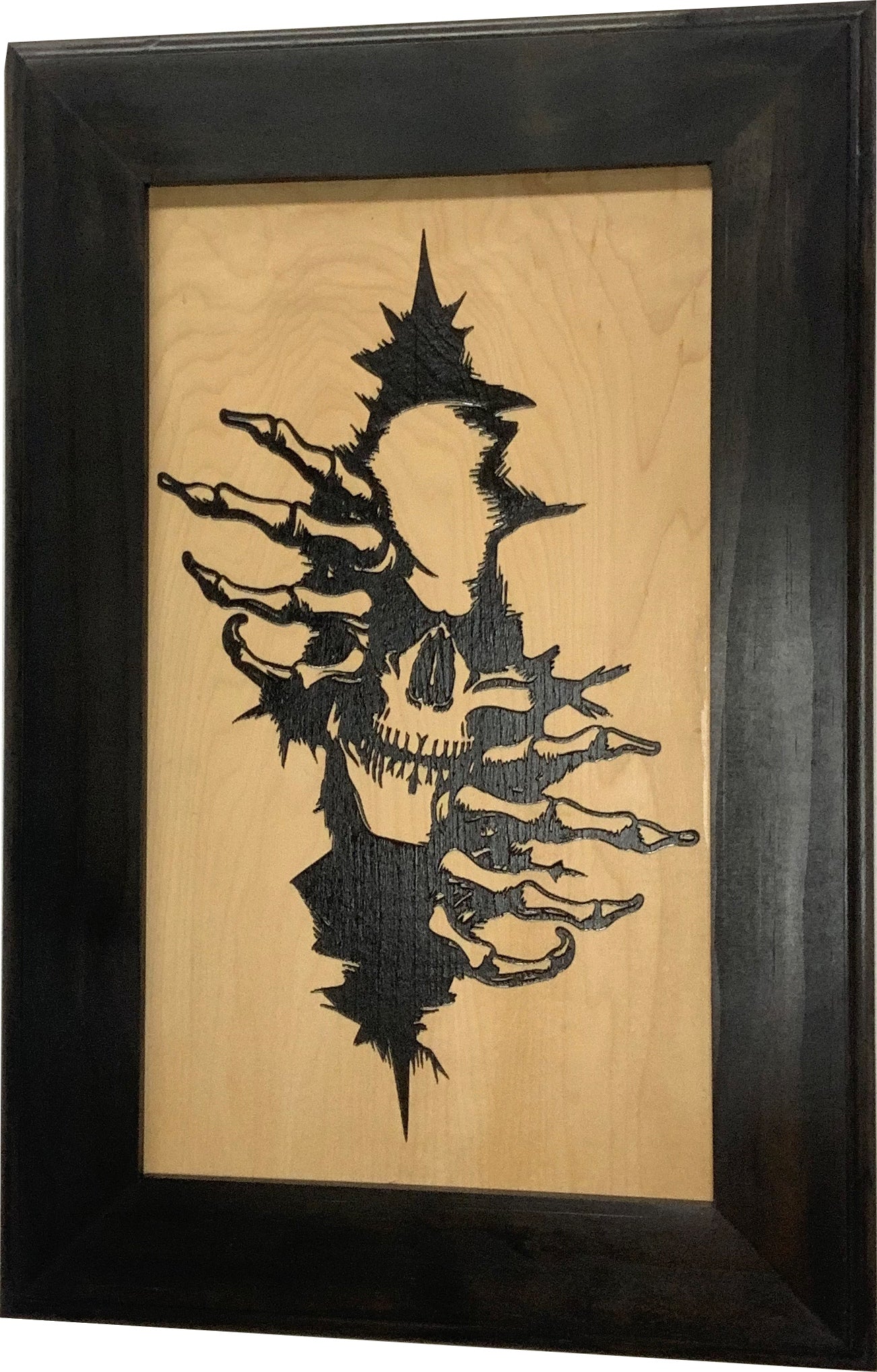 Gothic Skull Through The Wall Decorative Gun Cabinet To Securely Store Your Gun In Any Room! - The misfit market