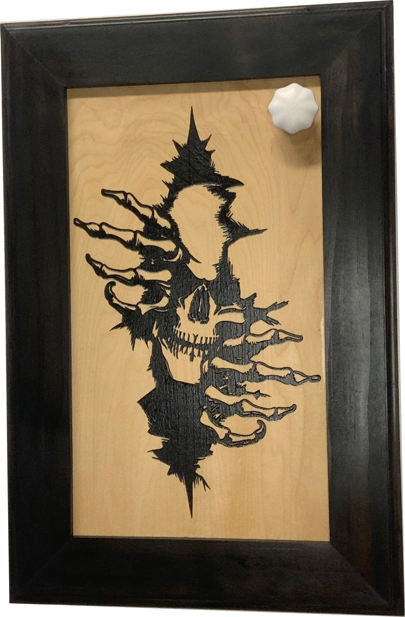 Gothic Skull Through The Wall Decorative Gun Cabinet To Securely Store Your Gun In Any Room! - The misfit market