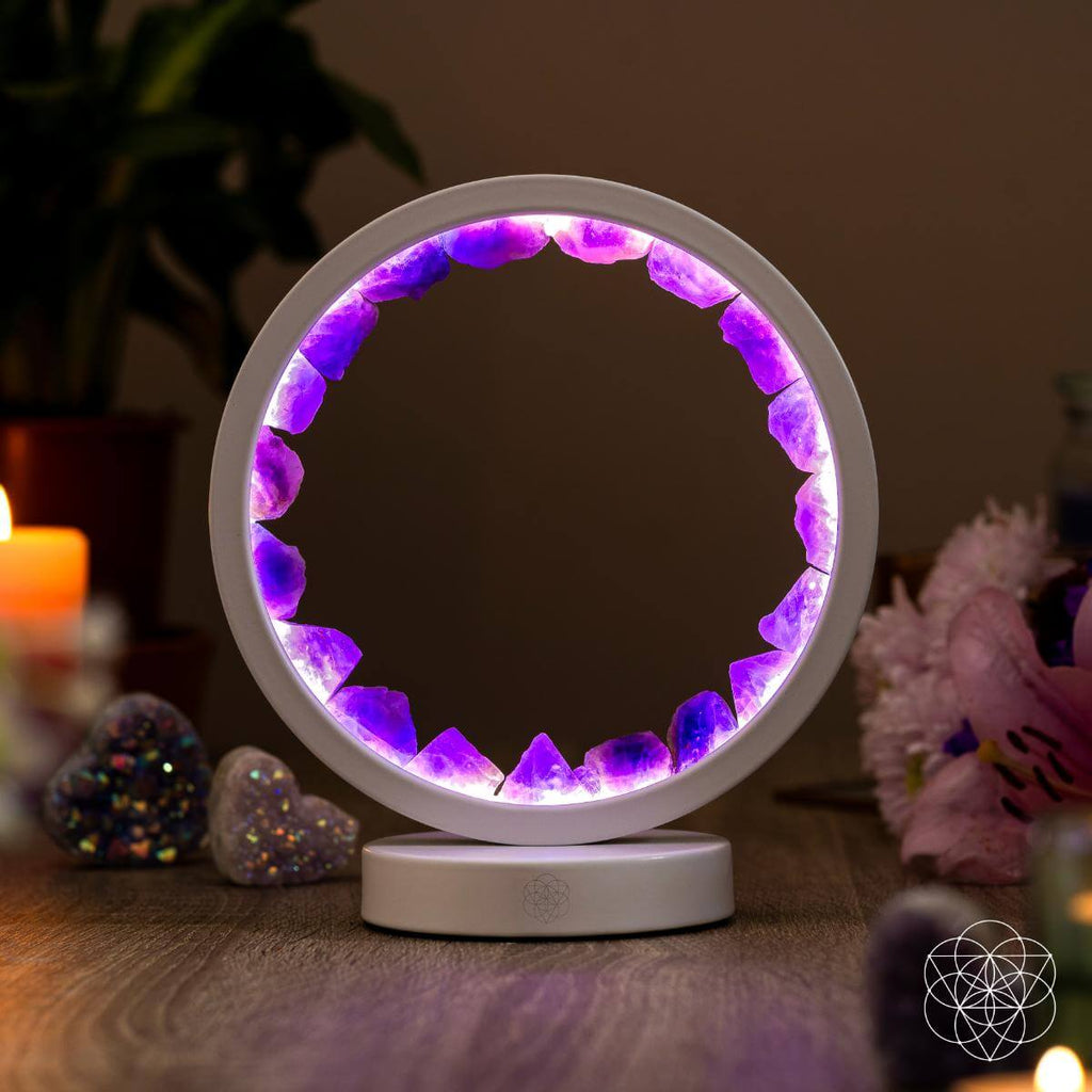 Stress Less, Sleep More – Amethyst Healing Lamp - The misfit market