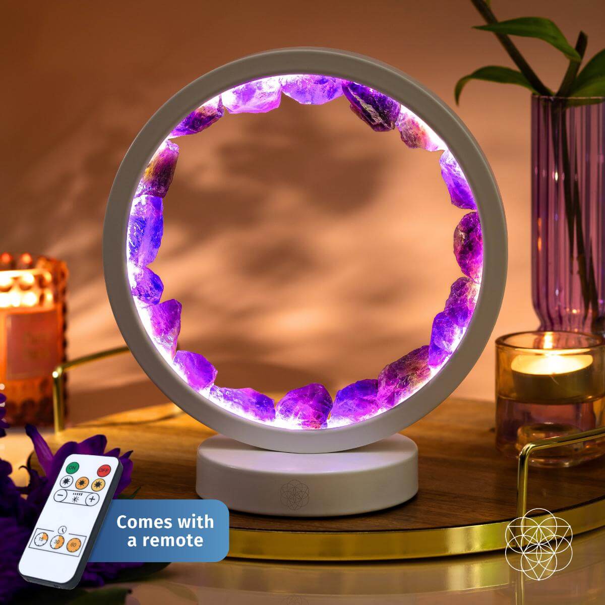 Stress Less, Sleep More – Amethyst Healing Lamp - The misfit market