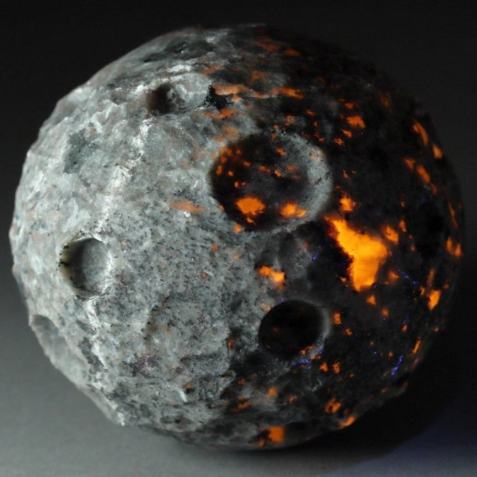Sodalite Moon Carving